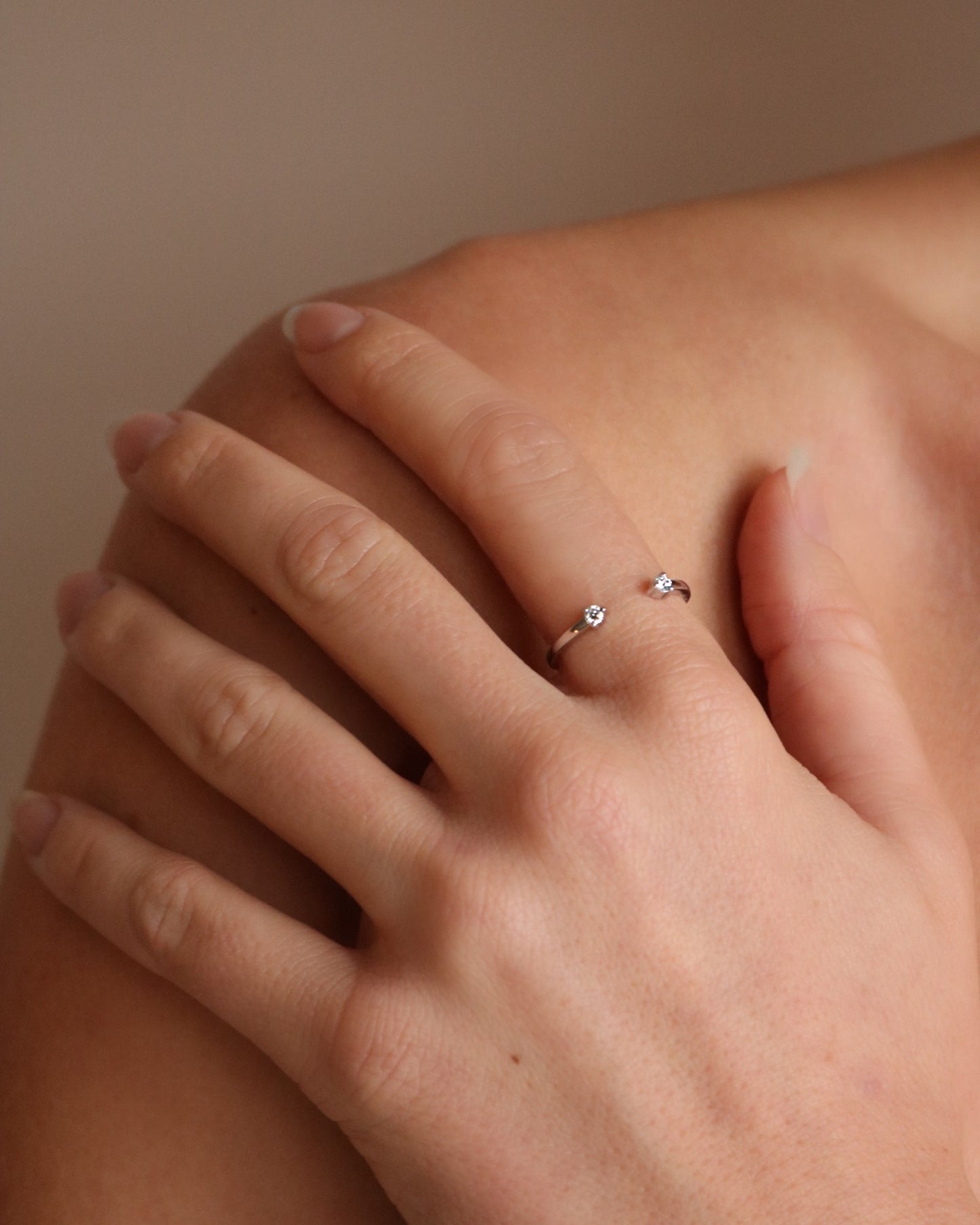 Open Diamond Ring