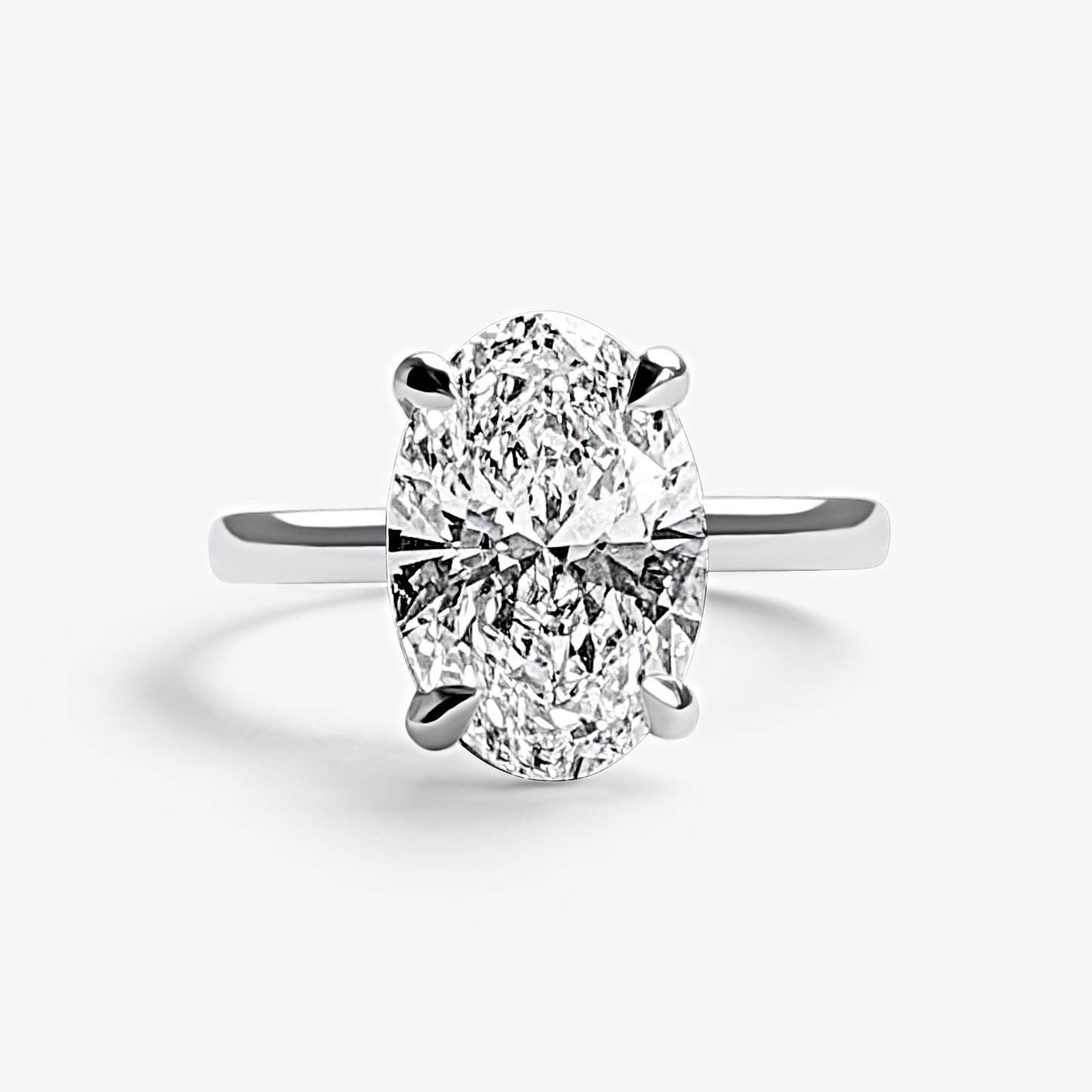 Oval Solitaire Engagement Ring