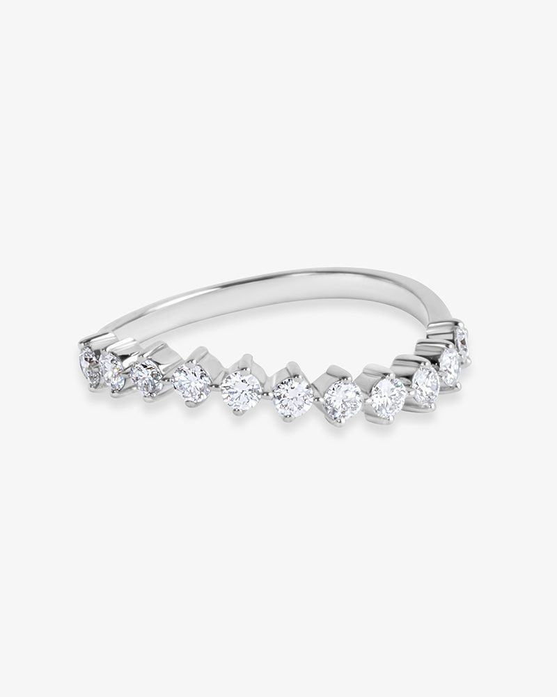 Curve Diamond Ring