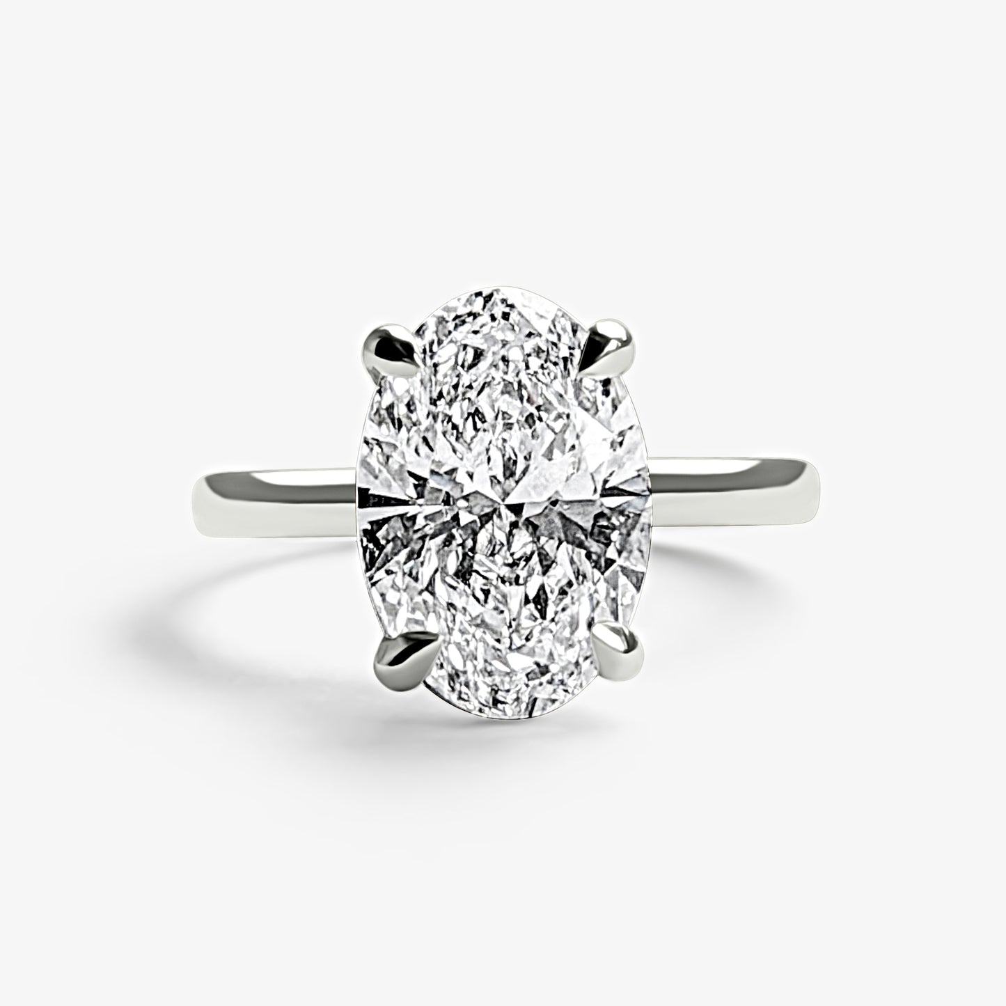 Oval Solitaire Engagement Ring