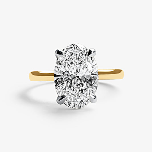 Oval Solitaire Engagement Ring