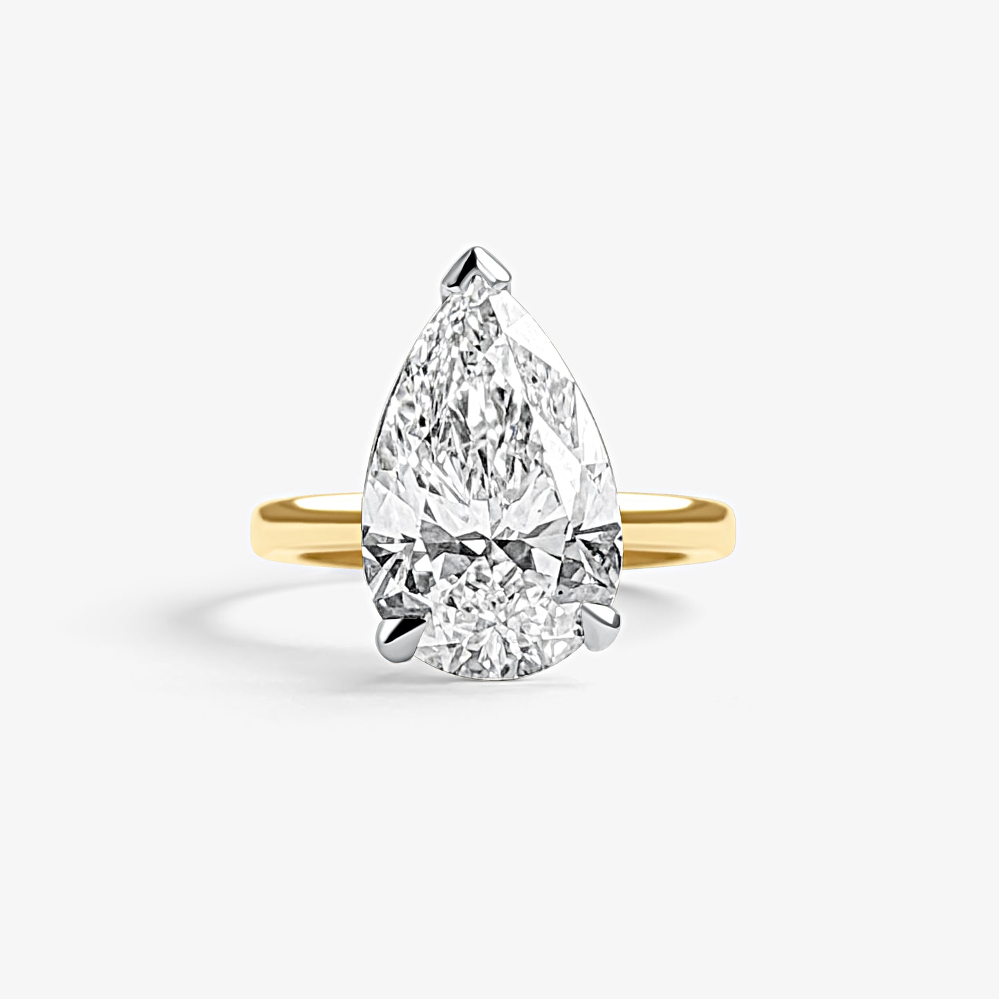 Pear Solitaire Engagement Ring