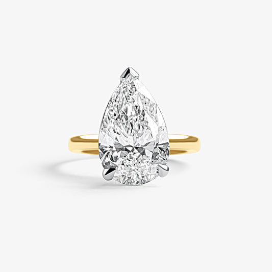 Pear Solitaire Engagement Ring