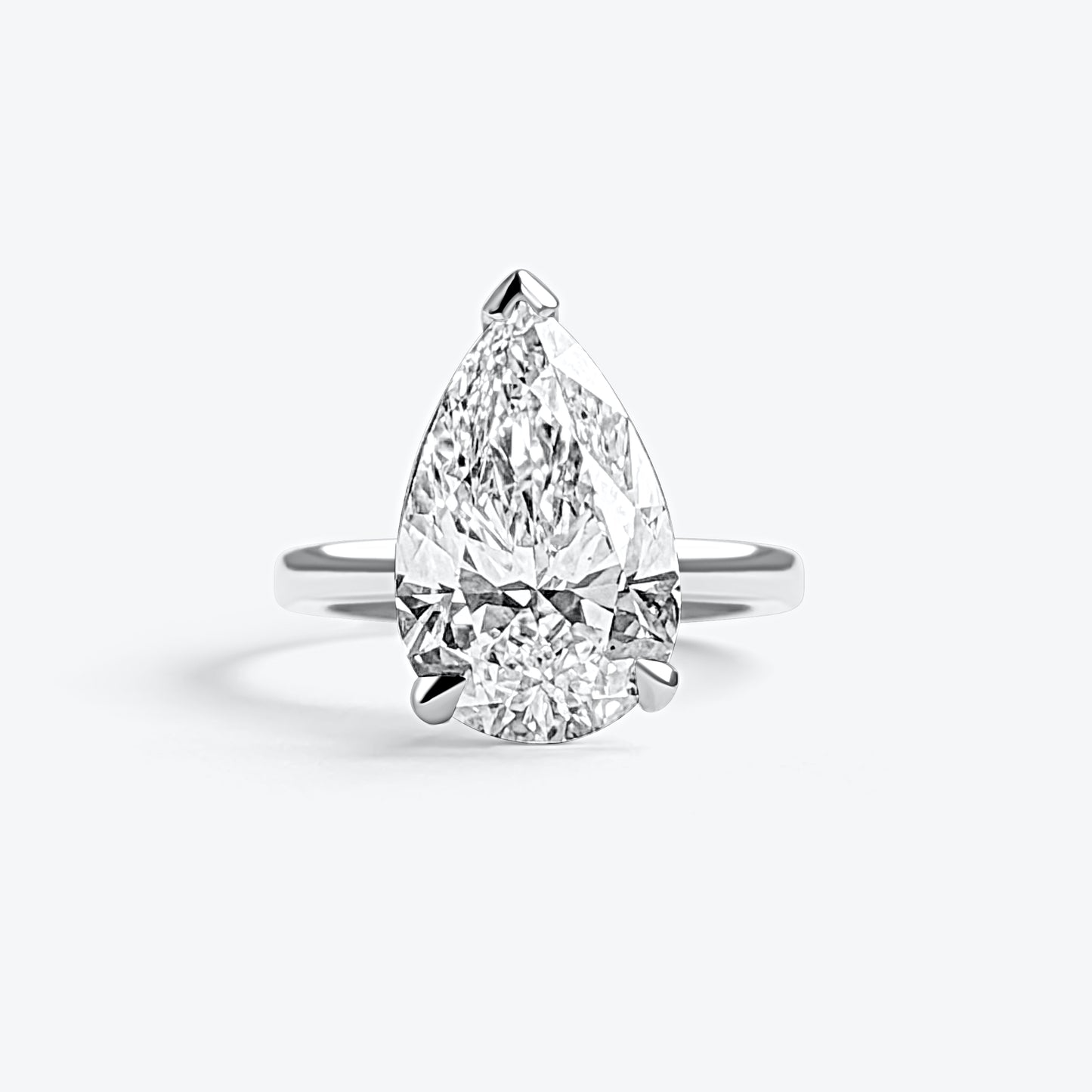 Pear Solitaire Engagement Ring