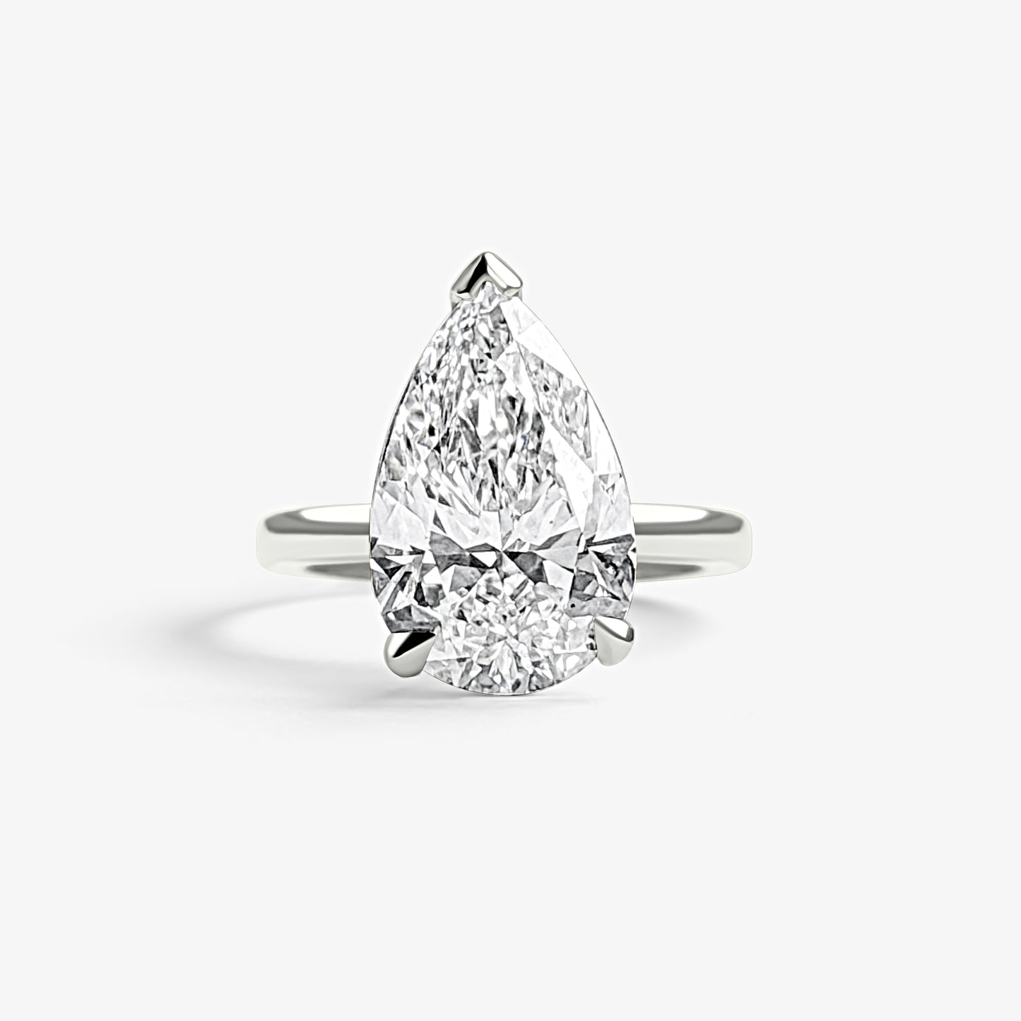Pear Solitaire Engagement Ring