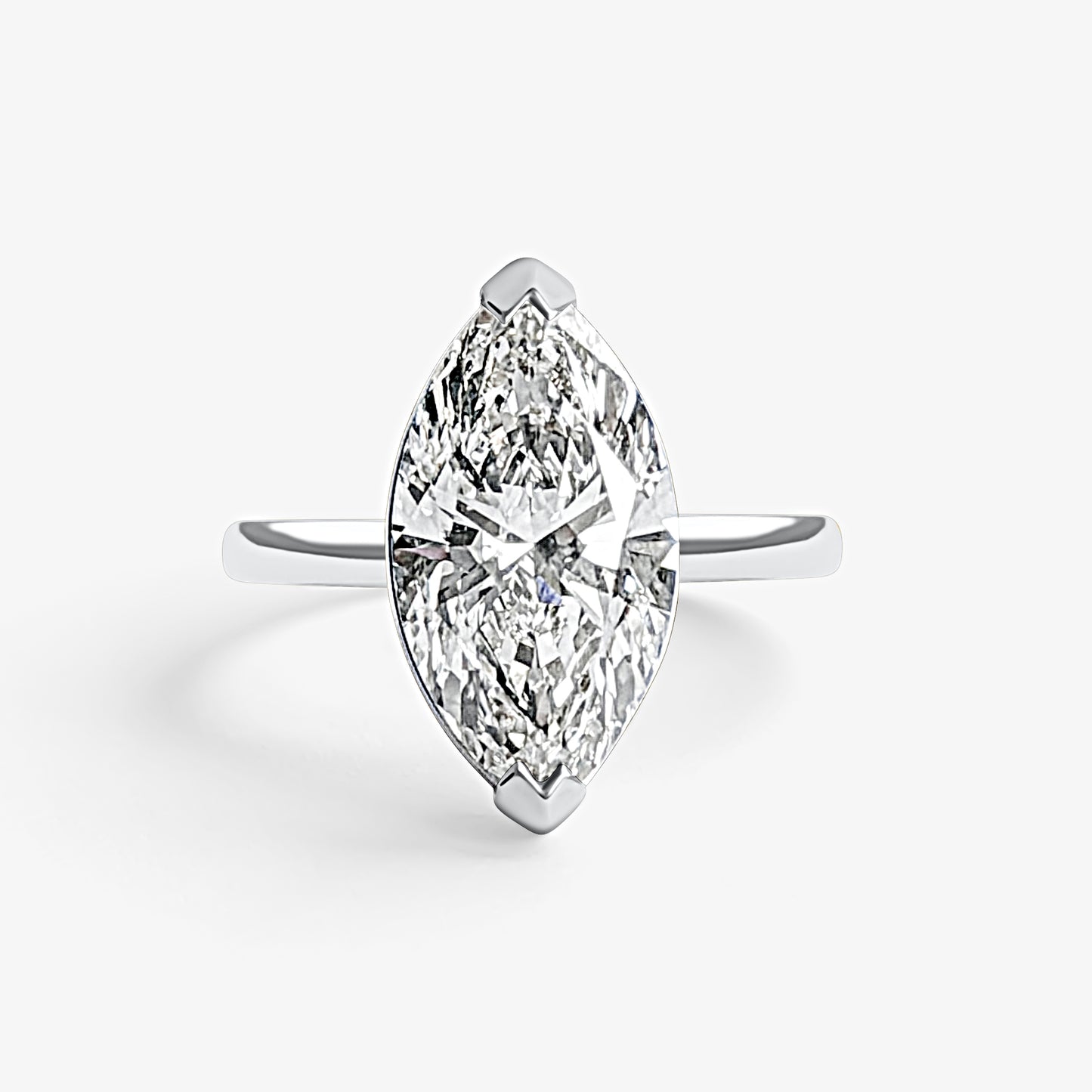 Marquise Solitaire Engagement Ring