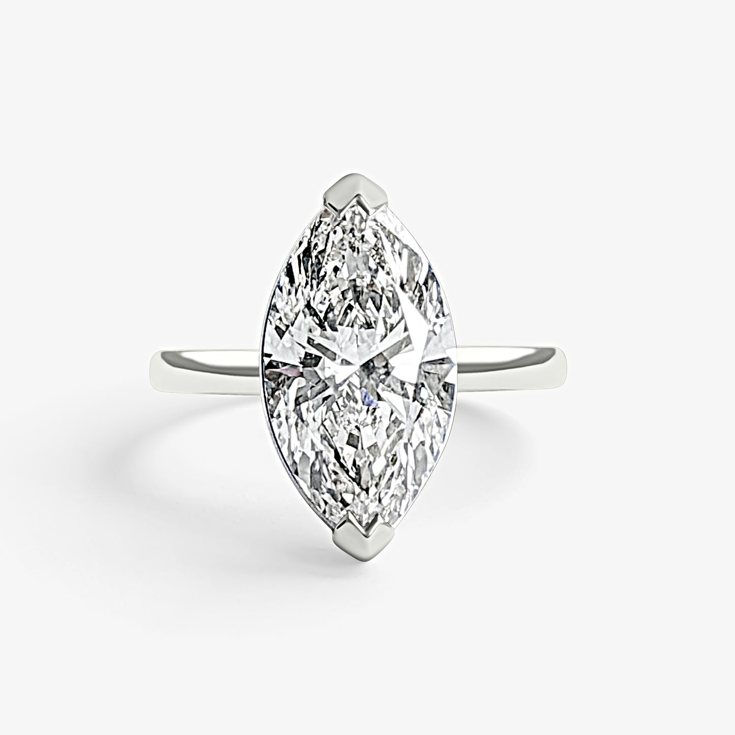 Marquise Solitaire Engagement Ring