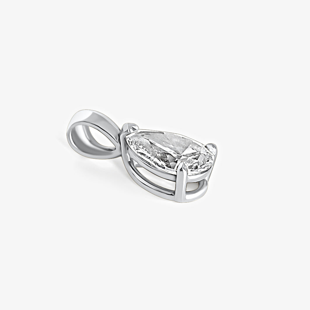 Pear Cut Solitaire Pendant