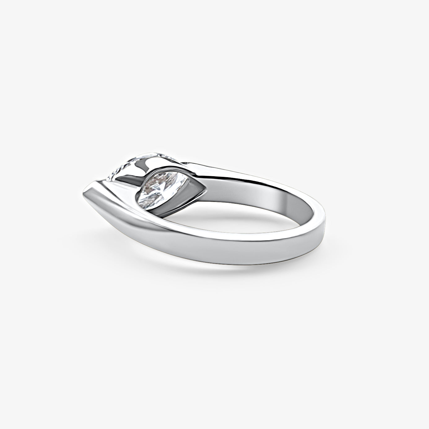 East-West Marquise Pinky Ring