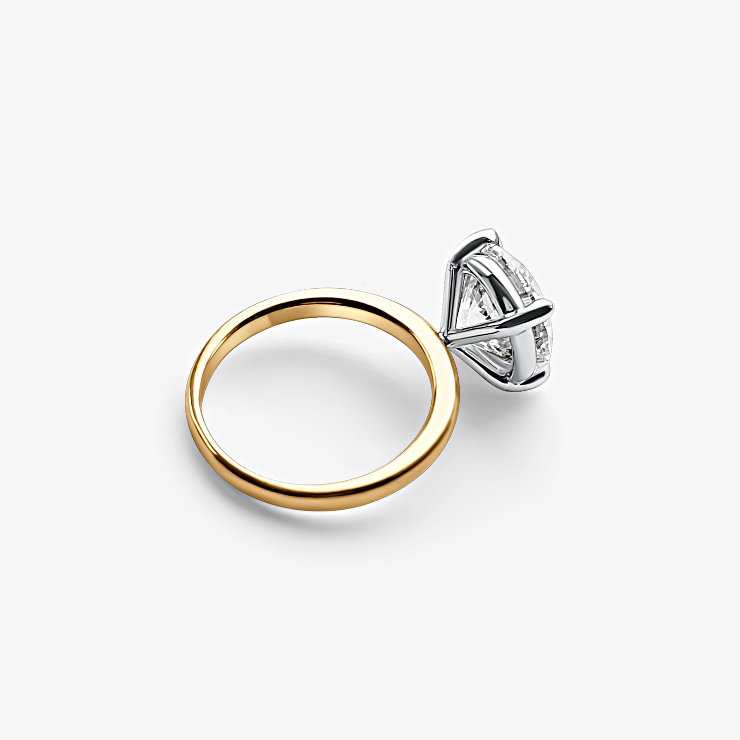Round Brilliant Solitaire Engagement Ring (3.5ct)