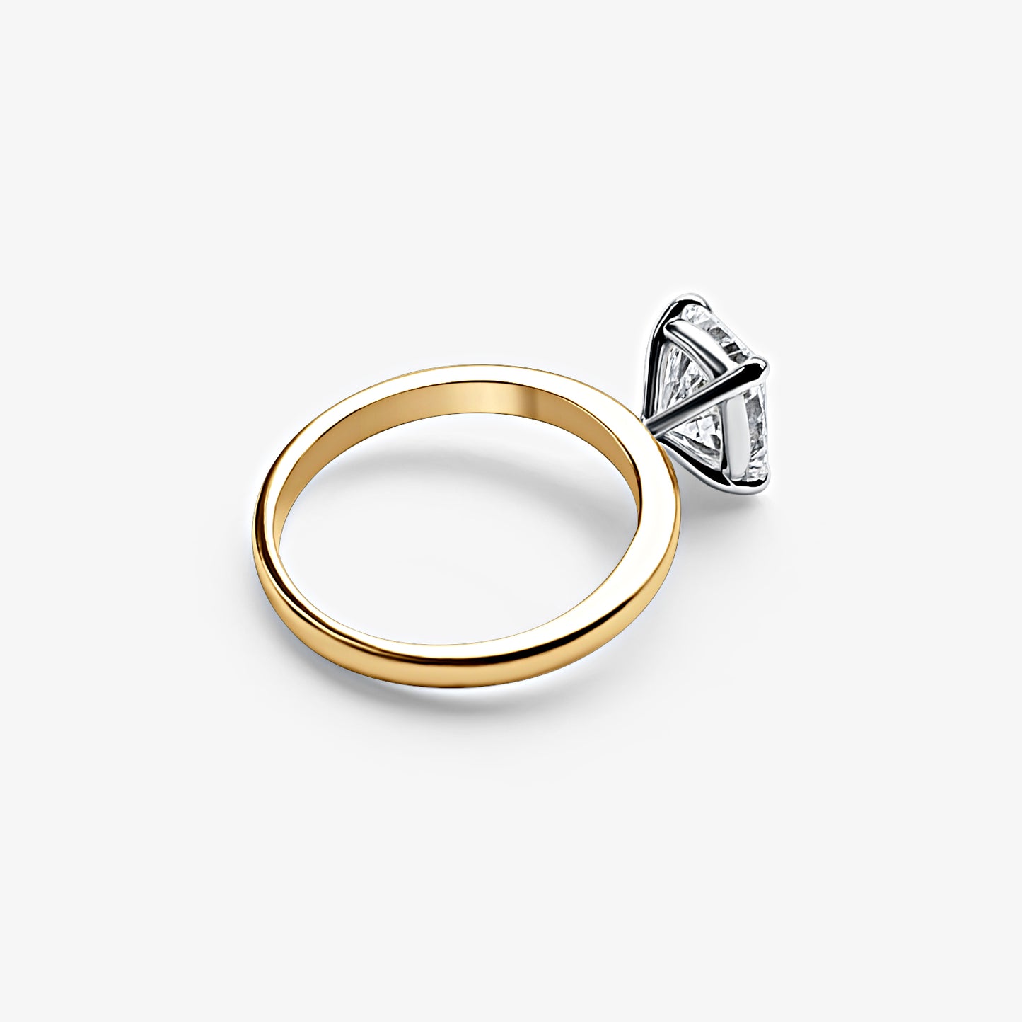 Cushion Solitaire Engagement Ring