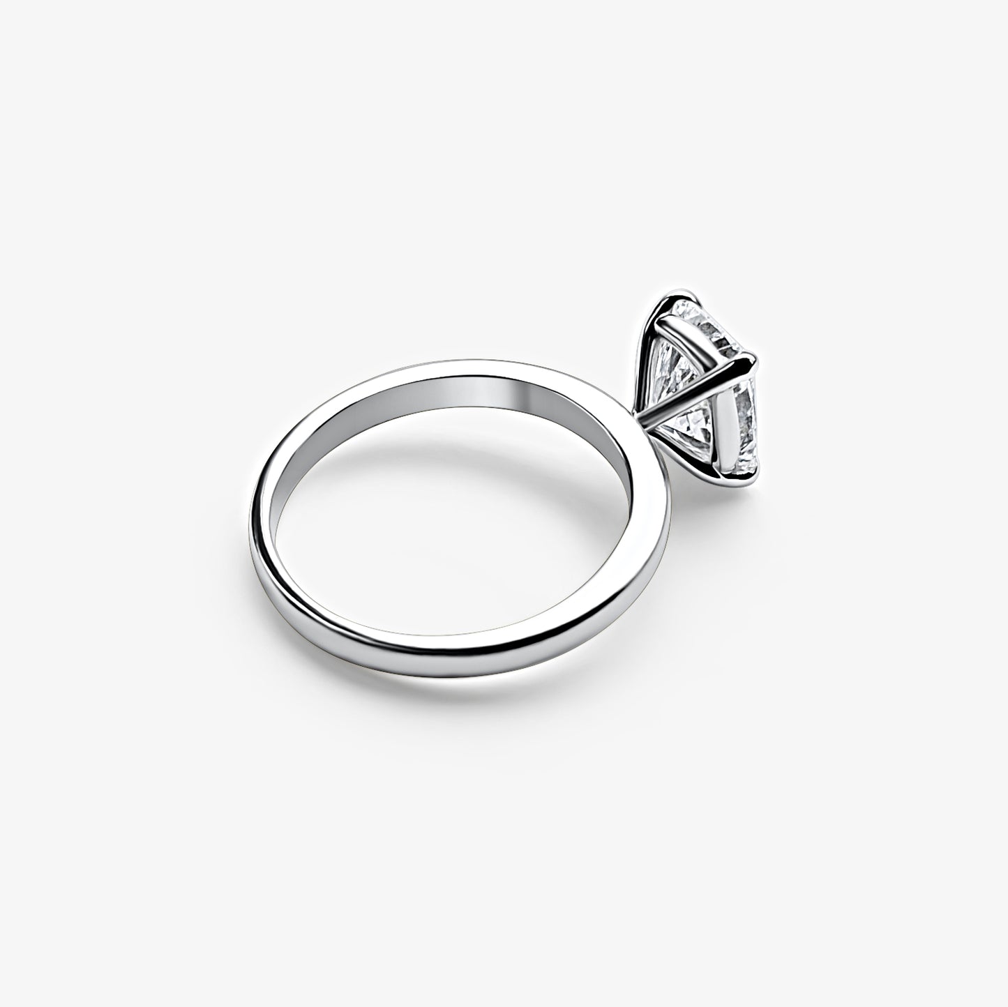 Cushion Solitaire Engagement Ring