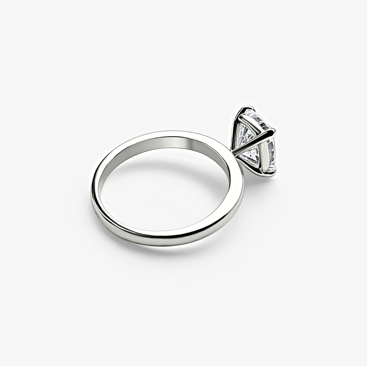 Cushion Solitaire Engagement Ring