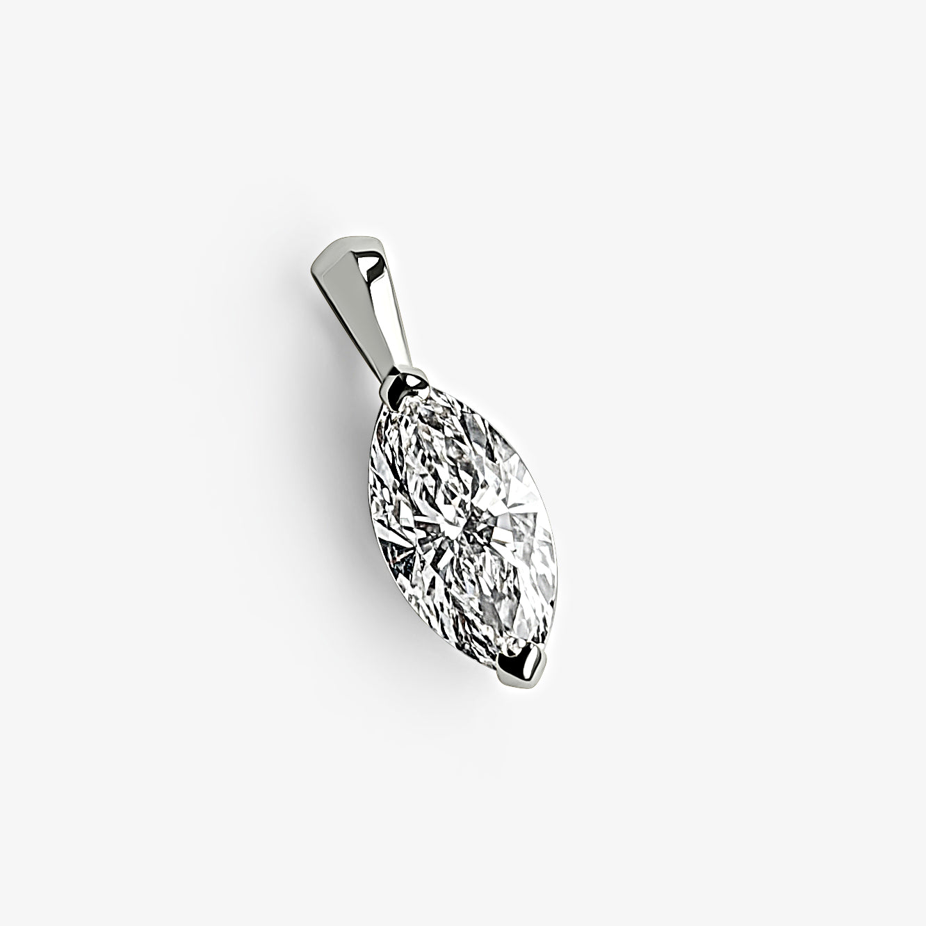 Marquise Solitaire Pendant