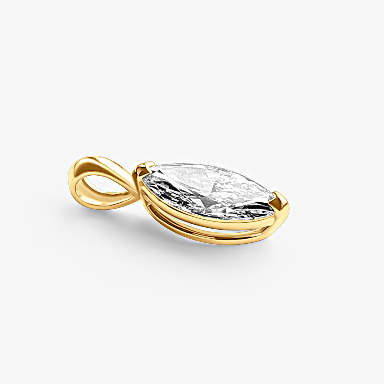 Marquise Solitaire Pendant