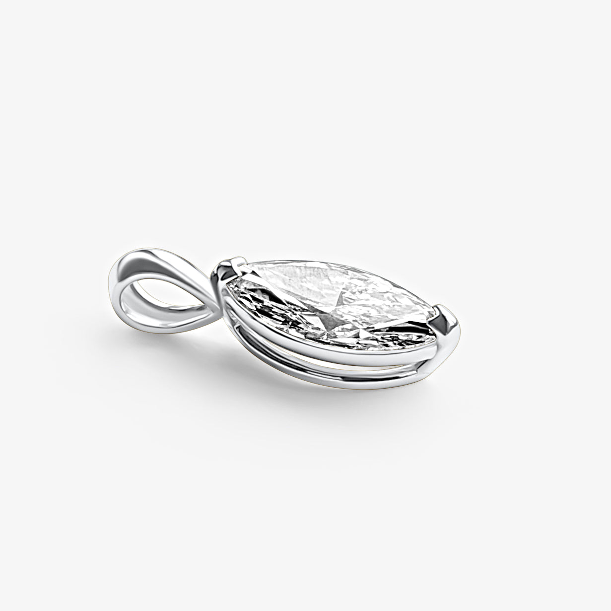 Marquise Solitaire Pendant