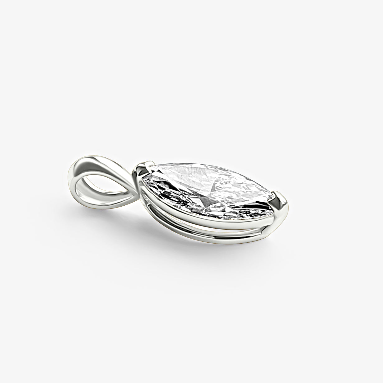 Marquise Solitaire Pendant