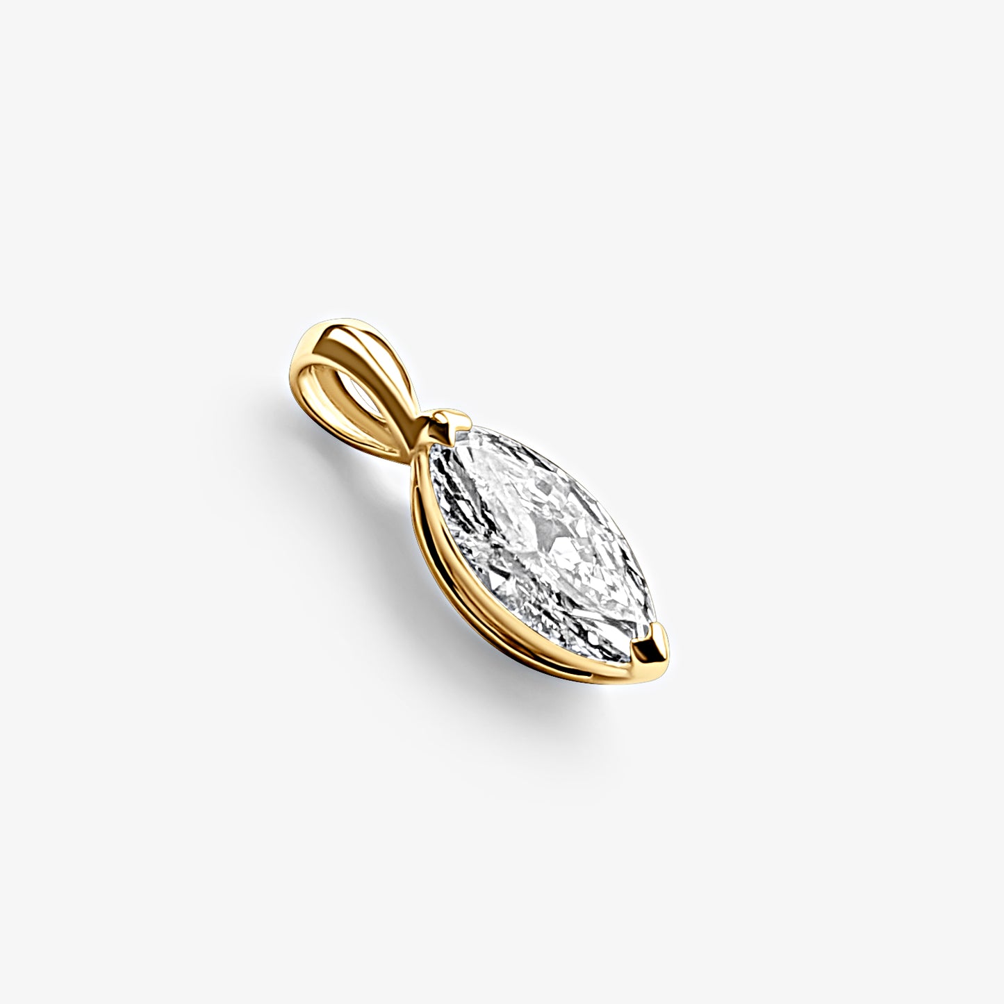 Marquise Solitaire Pendant