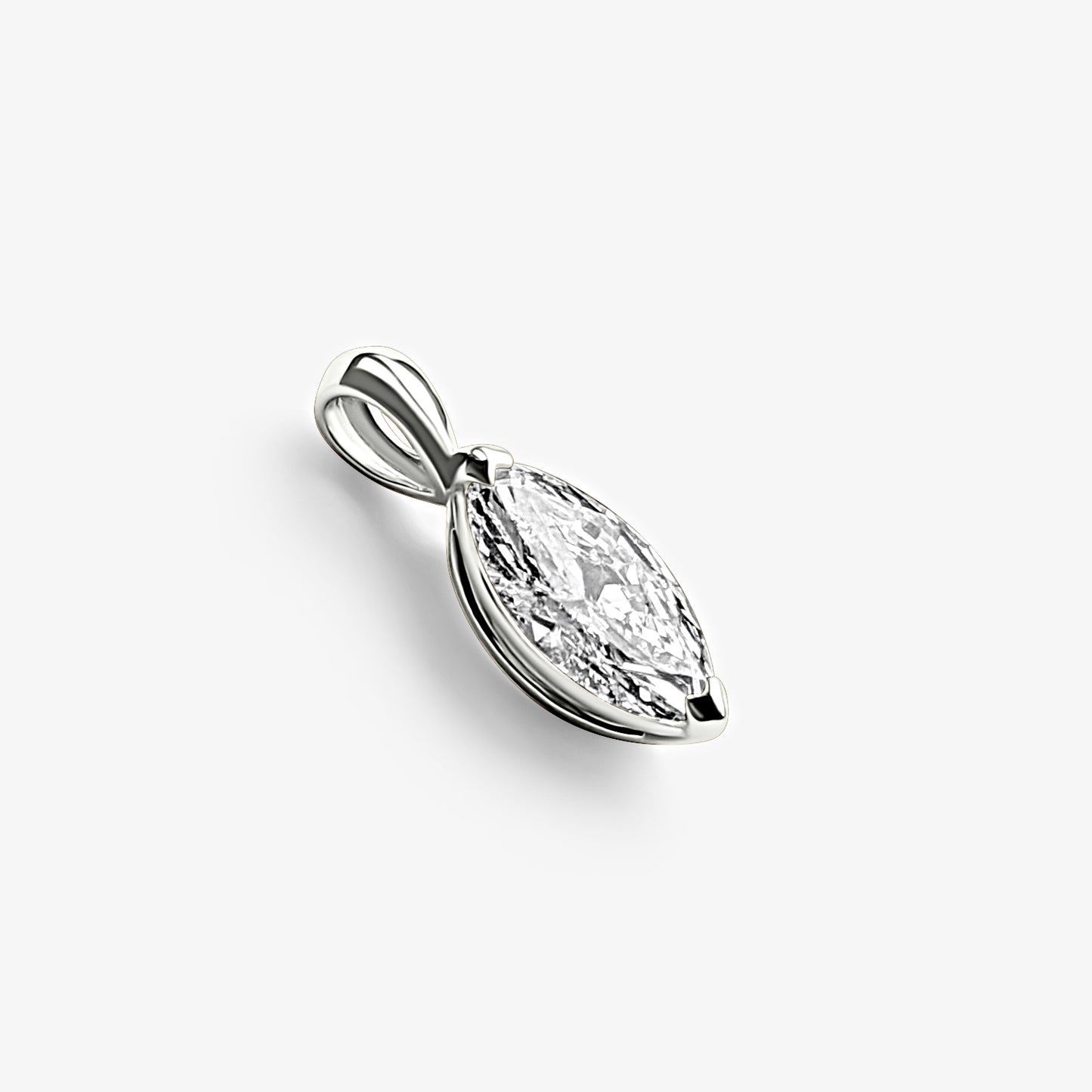 Marquise Solitaire Pendant
