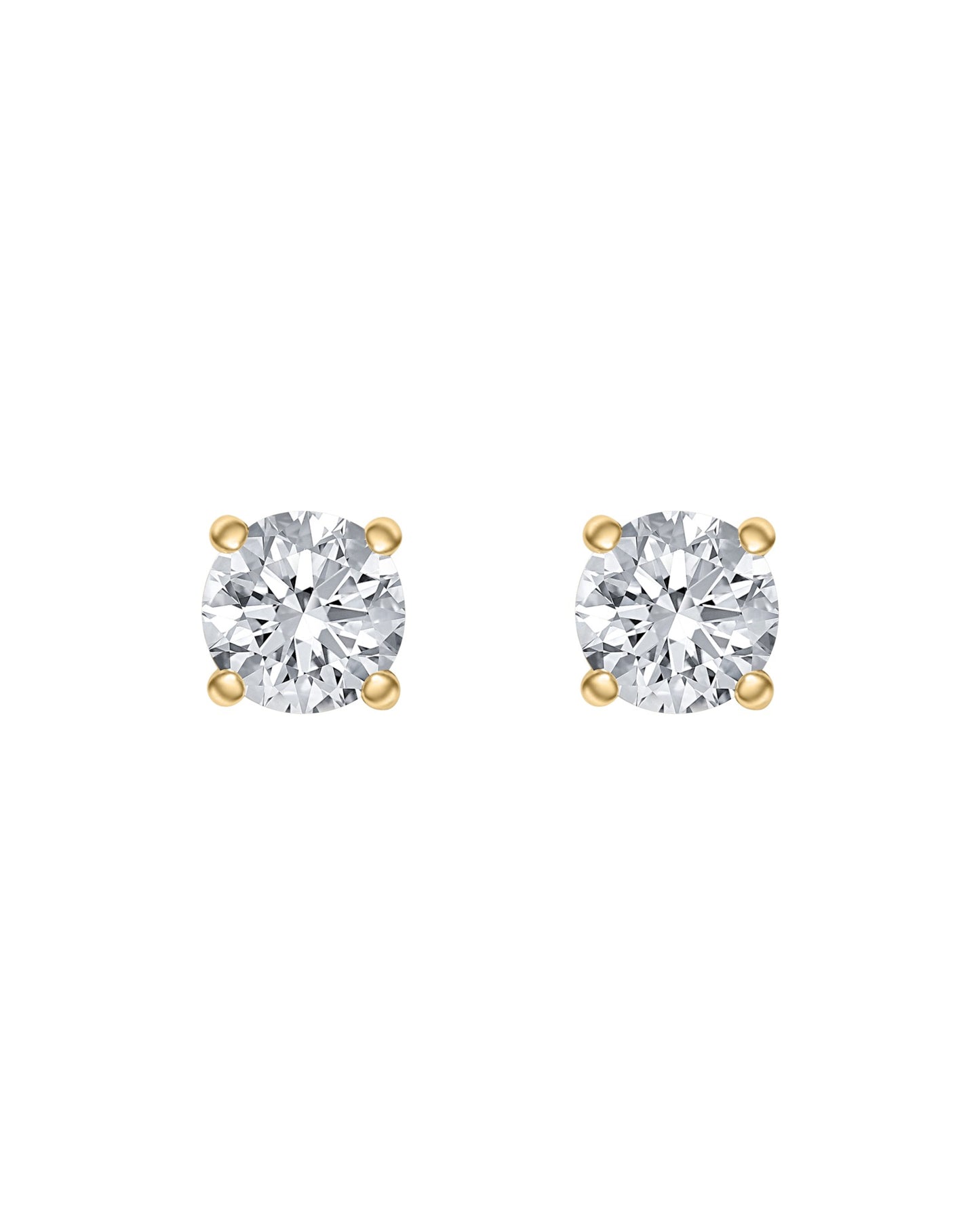 Round Diamond Studs