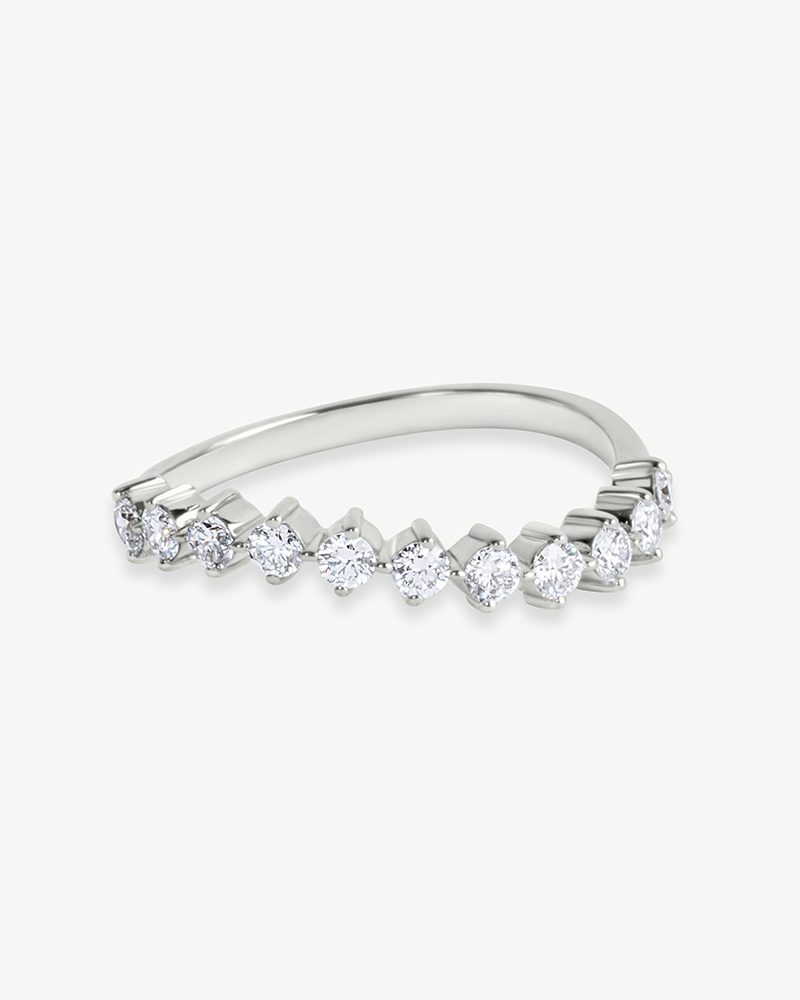 Curve Diamond Ring