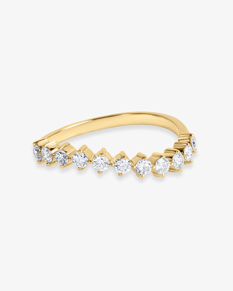 Curve Diamond Ring