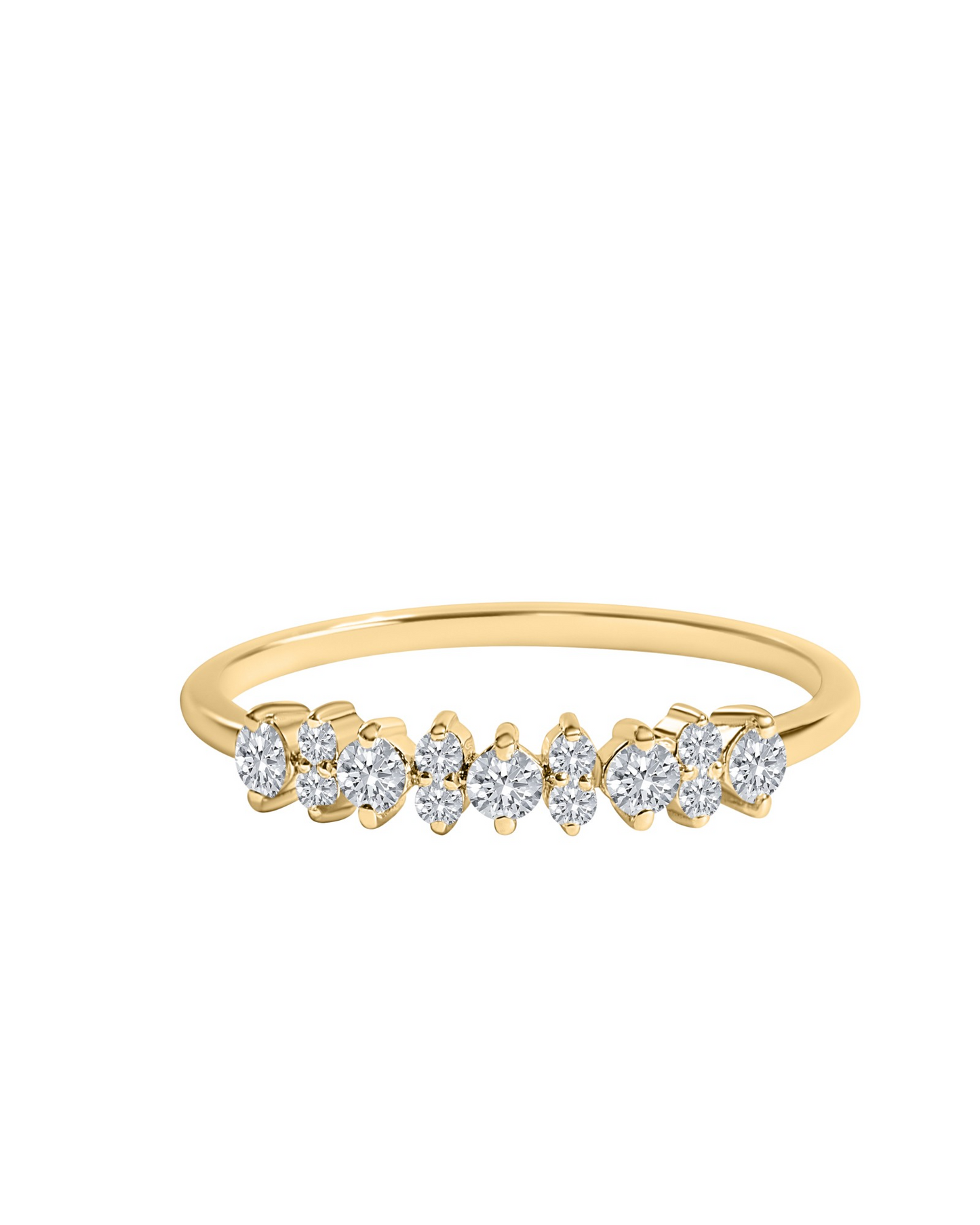Mixed Rounds Diamond Ring