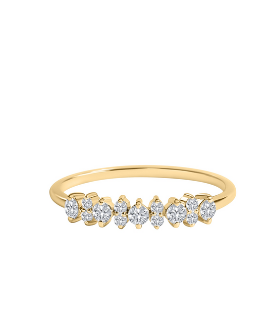 Mixed Rounds Diamond Ring