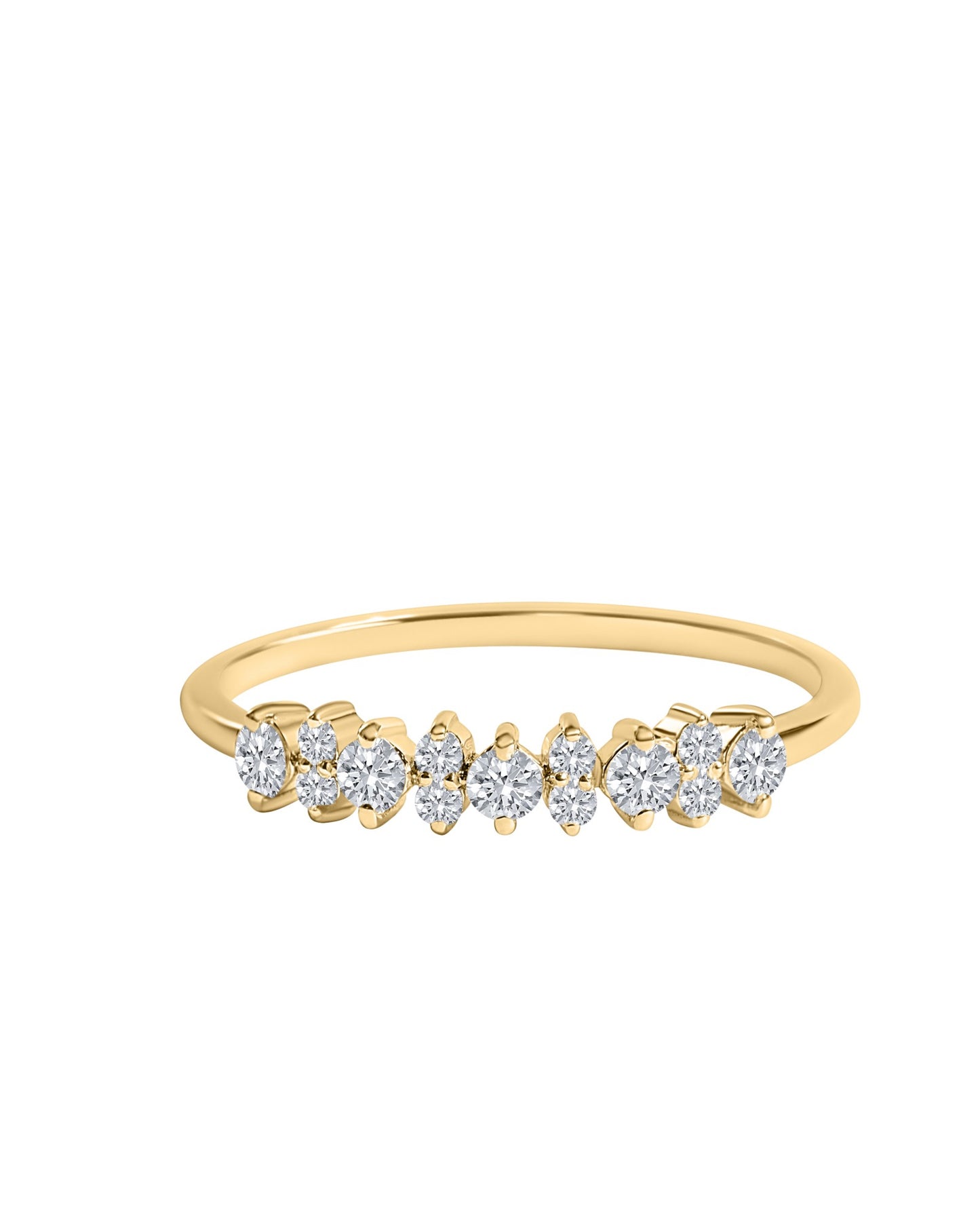 Mixed Rounds Diamond Ring