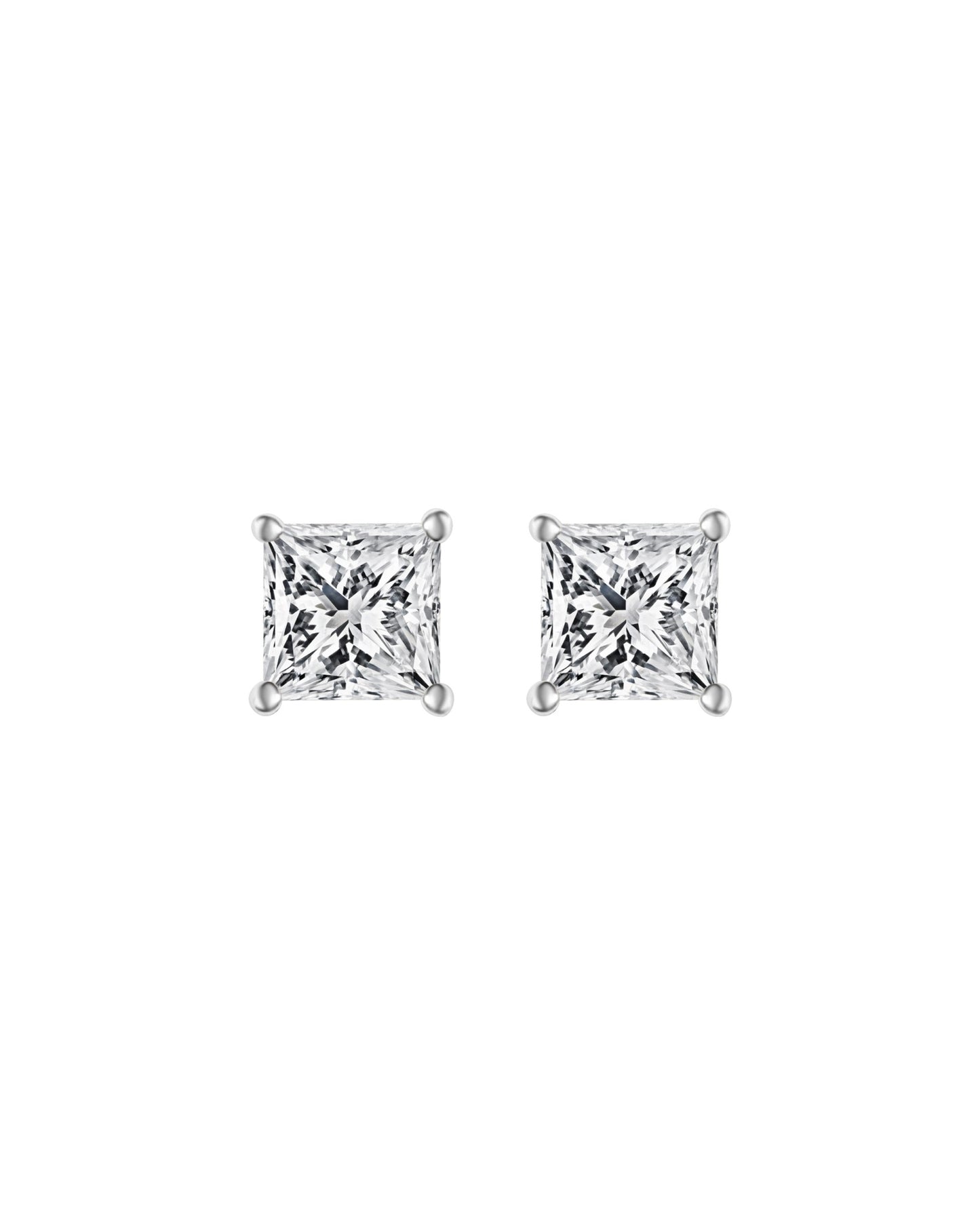 Princess Diamond Studs