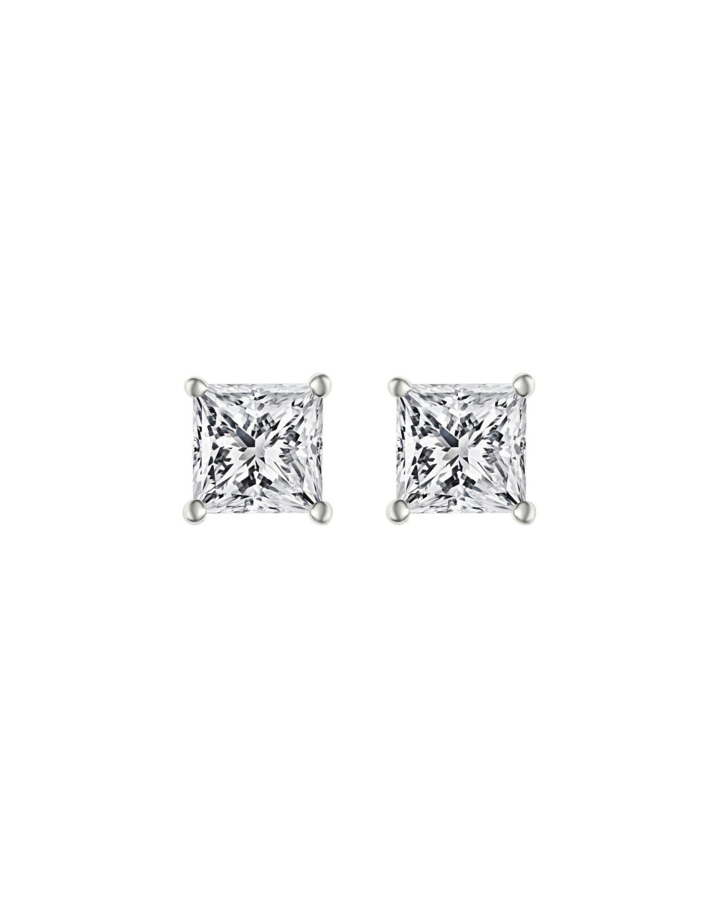 Princess Diamond Studs
