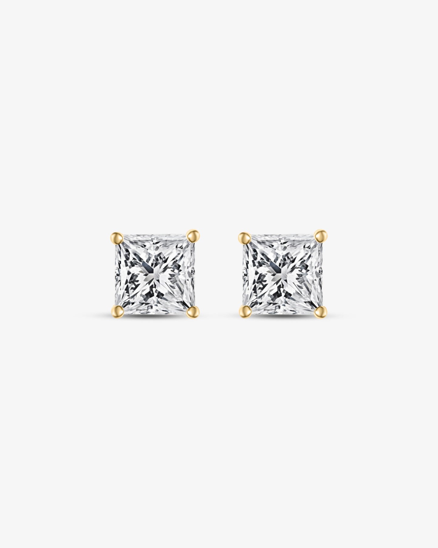 Princess Diamond Studs